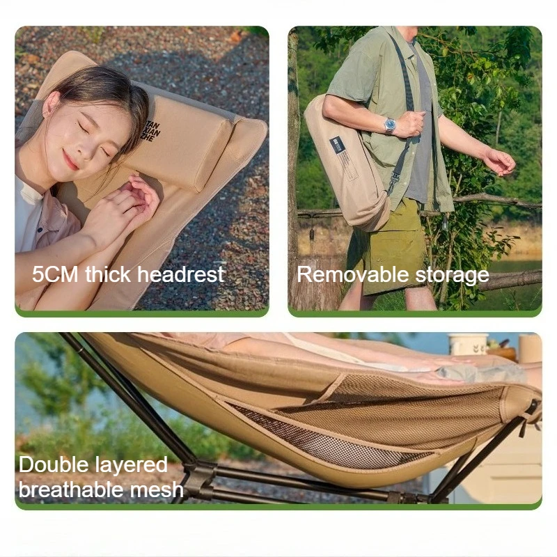 ค่ายเก้าอี้พับแบบพกพาน้ําหนักเบาพนักพิงชายหาดสวนกลางแจ้งท่องเที่ยวอุปกรณ์ตกปลา silla playa plegables