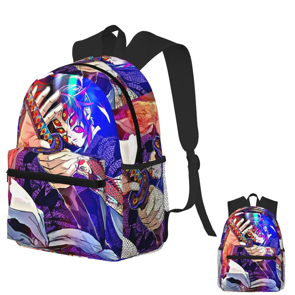 

Студенческий рюкзак Kokushibo, школьная сумка, походный дорожный рюкзак для мальчиков и девочек, модная сумка для книг, сумки на плечо