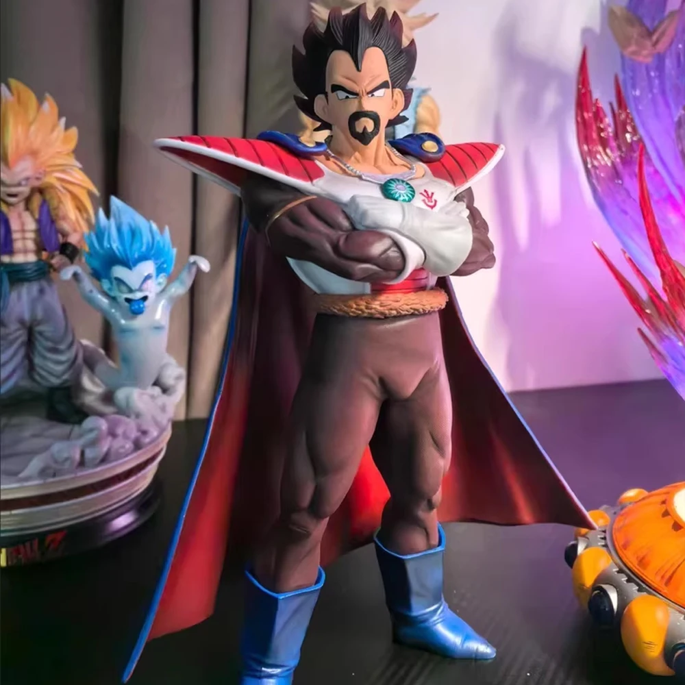 

29cm Dragon Ball Z Super Saiyan King Vegeta VegetaIII PVC Anime Action Figure Battle Statue Collection Model Kids Toys DollGifts
