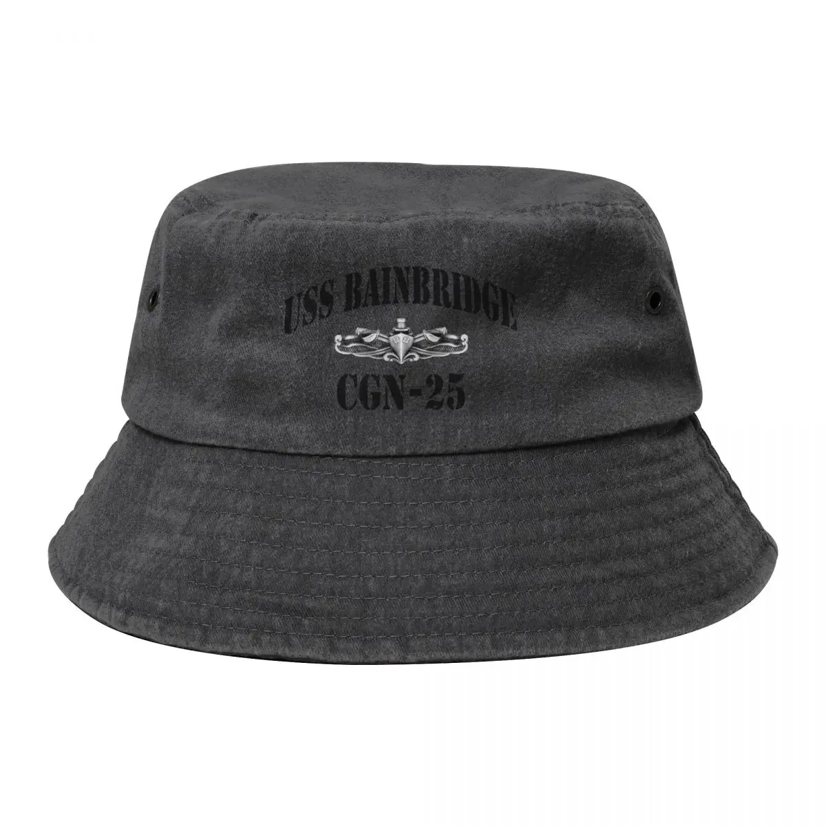 

USS BAINBRIDGE (CGN-25) SHIP'S STORE Bucket Hat Hood hiking hat Beach Hat Beach Men's Luxury Women's