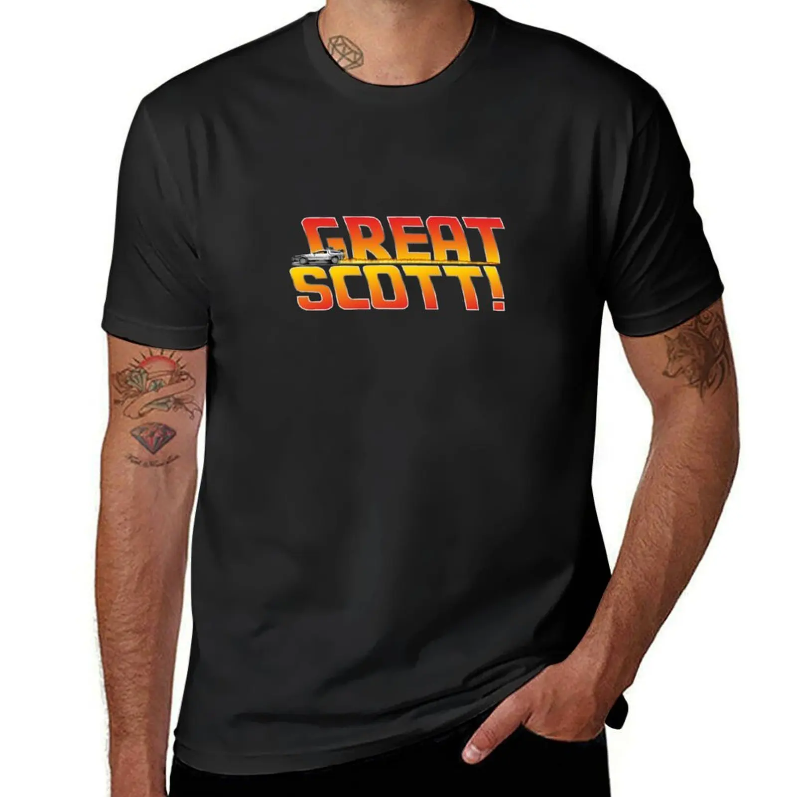 

Back to the future - Great Scott! T-Shirt summer top new edition cute tops blanks tshirts for men