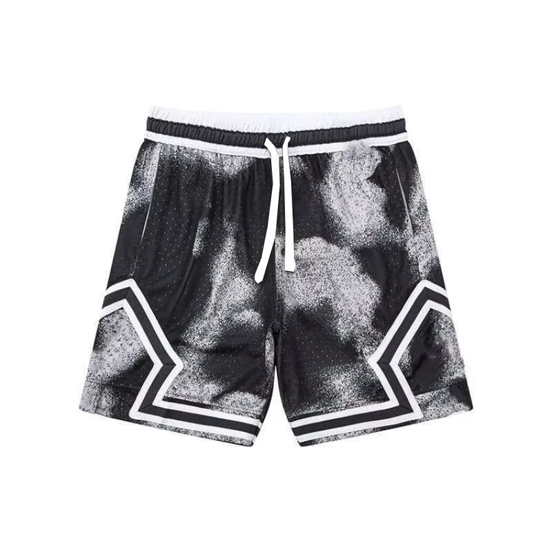Kinder Sommer Mode Vintage-Stil Amerikanische Loose-Fit Basketball-Shorts Neue Erwachsenen Unisex Basketball Schnelltrocknende Kurze Hosen – Detail 5