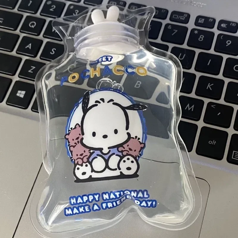 Kawaii Hand Warmer Hello Kitty Pochacco Kuromi Cartoon Girl Heart Y2k Carry-On Water-Filled Hot Water Bag Holiday Gifts for Girl