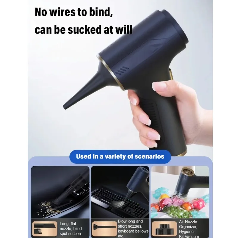 New household vacuum cleaner small car wireless charging automatic high-power vacuum cleaner vacuum negative pressure