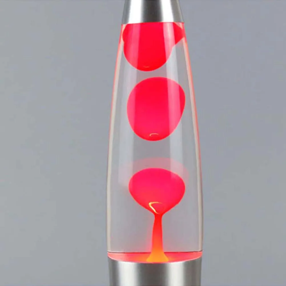 

Metal Light Colored Lamp Bedside Night Light Table Lamp for Bedroom Living Room with US Plug (25 W, Red Wax)