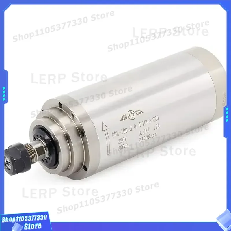 2.2KW Water Cooled High Speed Spindle Motor BT30 ER20 Collet 100mm Diameter For CNC Milling Machine Mechanical Accessories