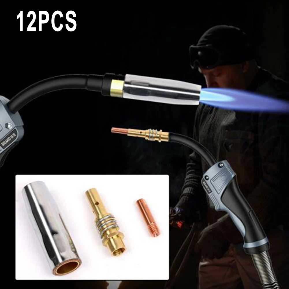 MB15 for mig Welding Nozzle Welding for contact Tip for mig for torch 0.6/0.8/1.0mm 0.8 X 25mm MB15 for mig for mig Weldind