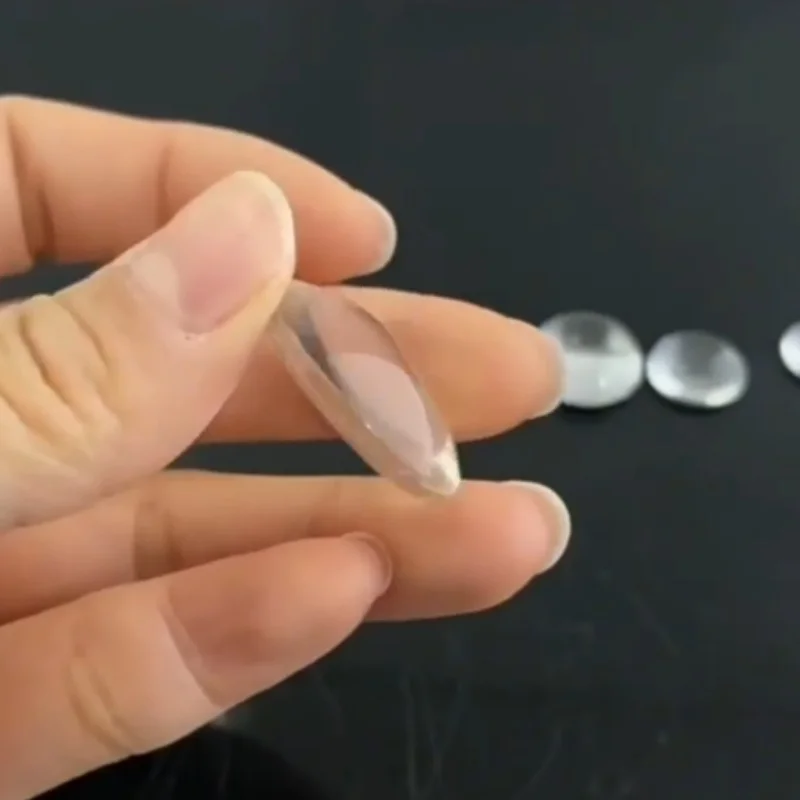 High Quality Borderless Glass Plano Convex Lens D6-30mm Multiple Sizes Optical Condensing LED Focus Lens