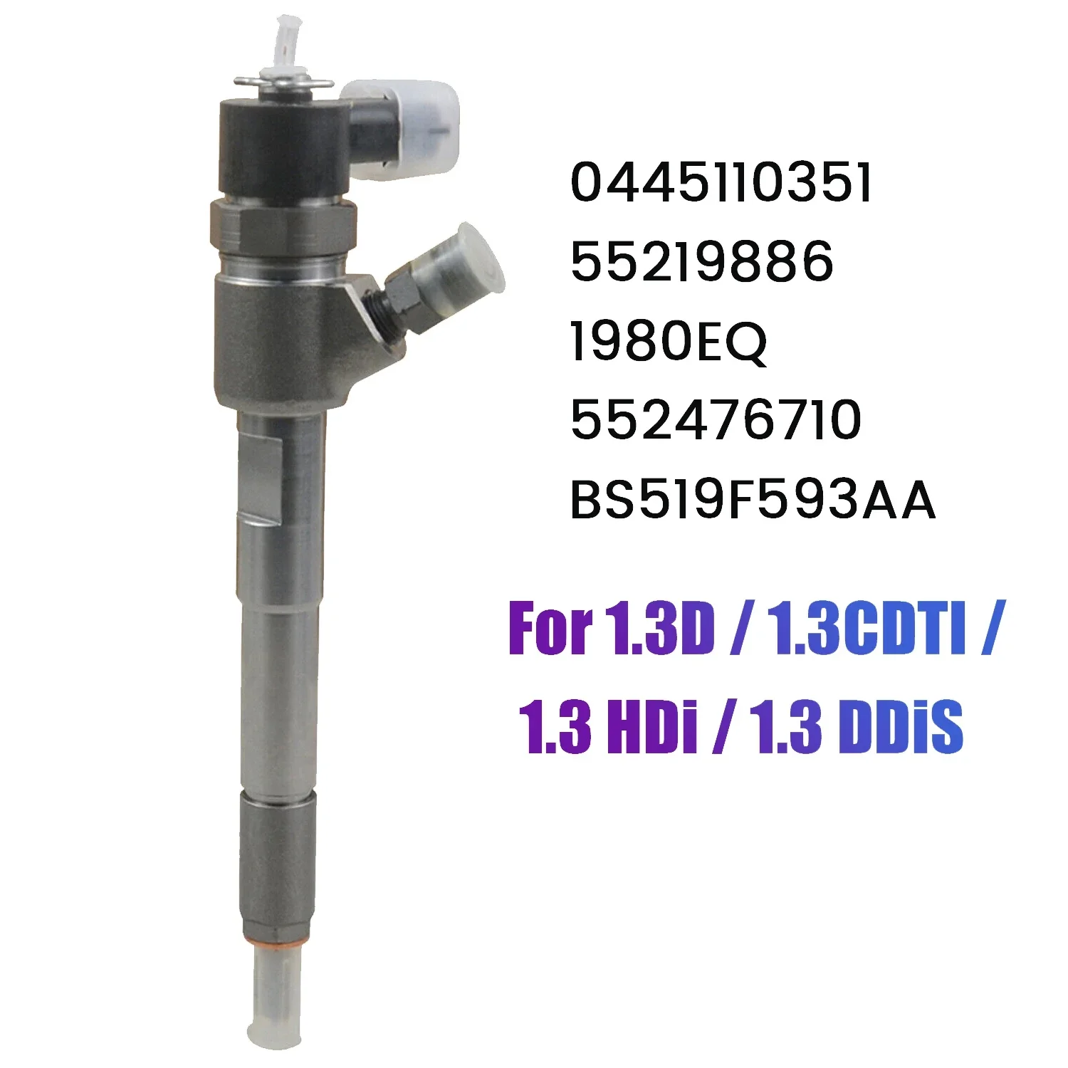 0445110351 0986435204 NEW Diesel Fuel Injector For Fiat 500 Panda Doblo Punto Ford Vauxhall Alfa Romeo 1.3D 1.3 TDCi 2010-2018