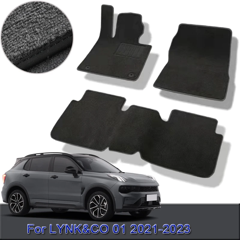 

Custom Car Floor Mats For LYNK&CO 01 2021-2023 Waterproof Non-Slip Floor Mats Interior Carpets Rugs Foot Pads Auto Accessories