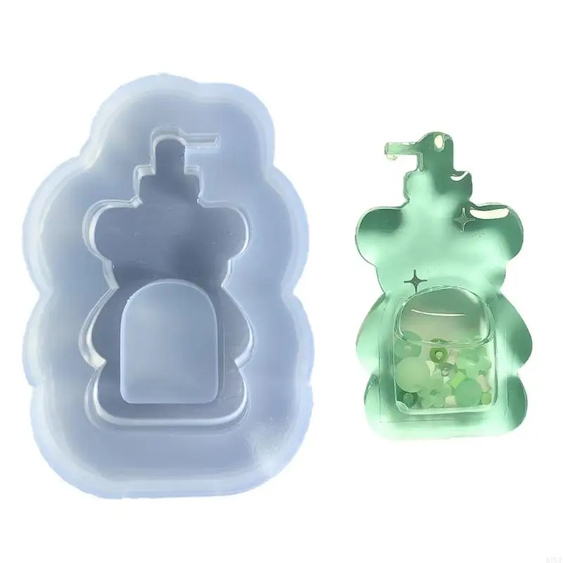 

R7UF Resin Shaker Mold Silicone Casting Molds Epoxy Mold for Pendant
