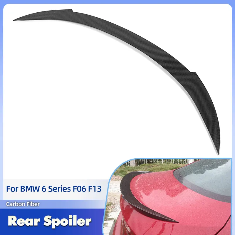 

Car Rear Trunk Spoiler Wings Full Carbon Fiber for BMW 6 Series F06 F13 Gran Coupe 2012-2018 Racing Rear Spoiler Boot Wing Lip