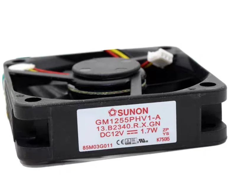 

SUNON GM1255PHV1-A DC 12V 1.7W 55x55x15mm 3-Wire Case Cooling Fan