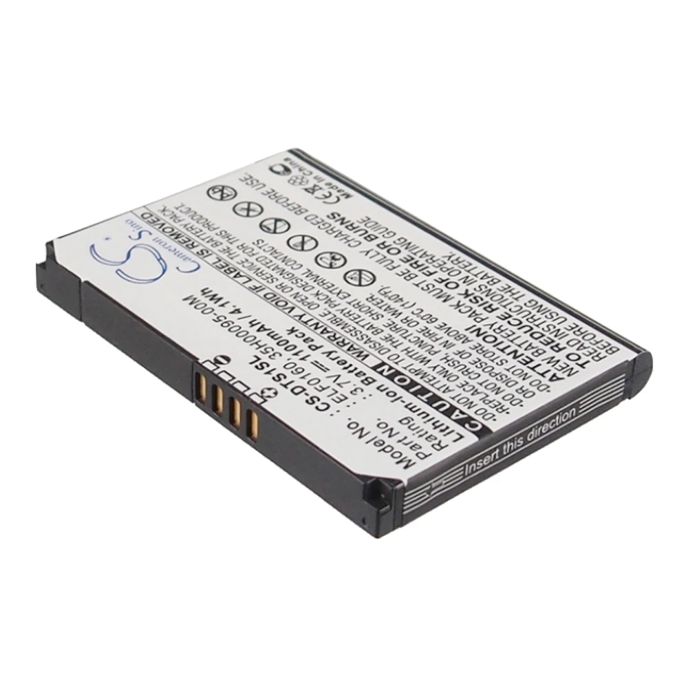 بطارية الهاتف الذكي ، 1100mAh ، 4.1Wh ، ل NTT DoCoMo ، 35H00095-00M ، ELF0160 ، FFEA175B009951 ، O2 ، XDA Nova