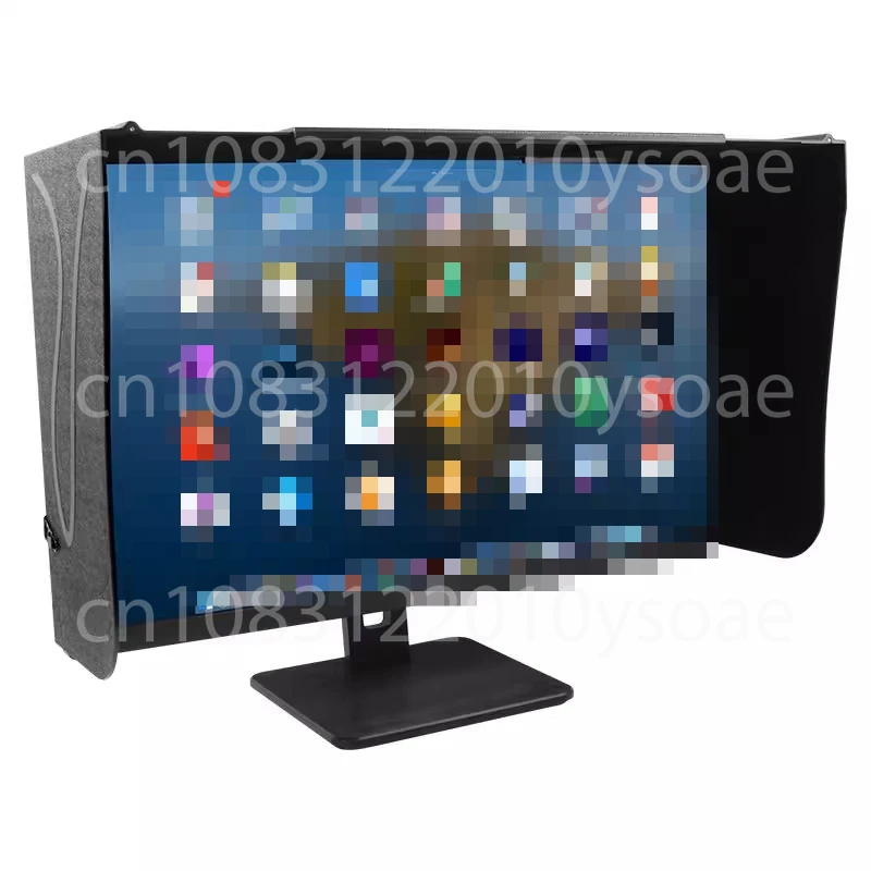 

Бленда для компьютера, настольная, 17-27 дюймов, ширина 41-71 см, дизайн для печати и ремонта солнцезащитного козырька (только бленда объектива)