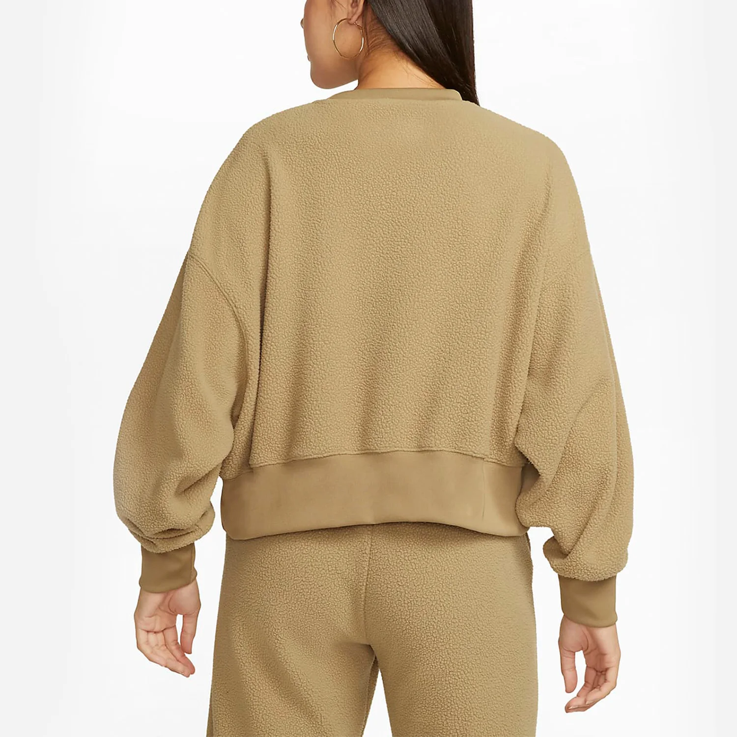 Nike Genuine New Women's Polar Fleece Crewneck Sweatshirt DQ6845-258