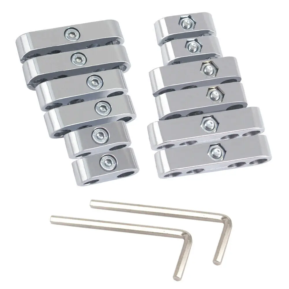 

7mm 8mm Chrome Spark Plug Wire Separators Looms for Mopar for Ford for Chevy 9723