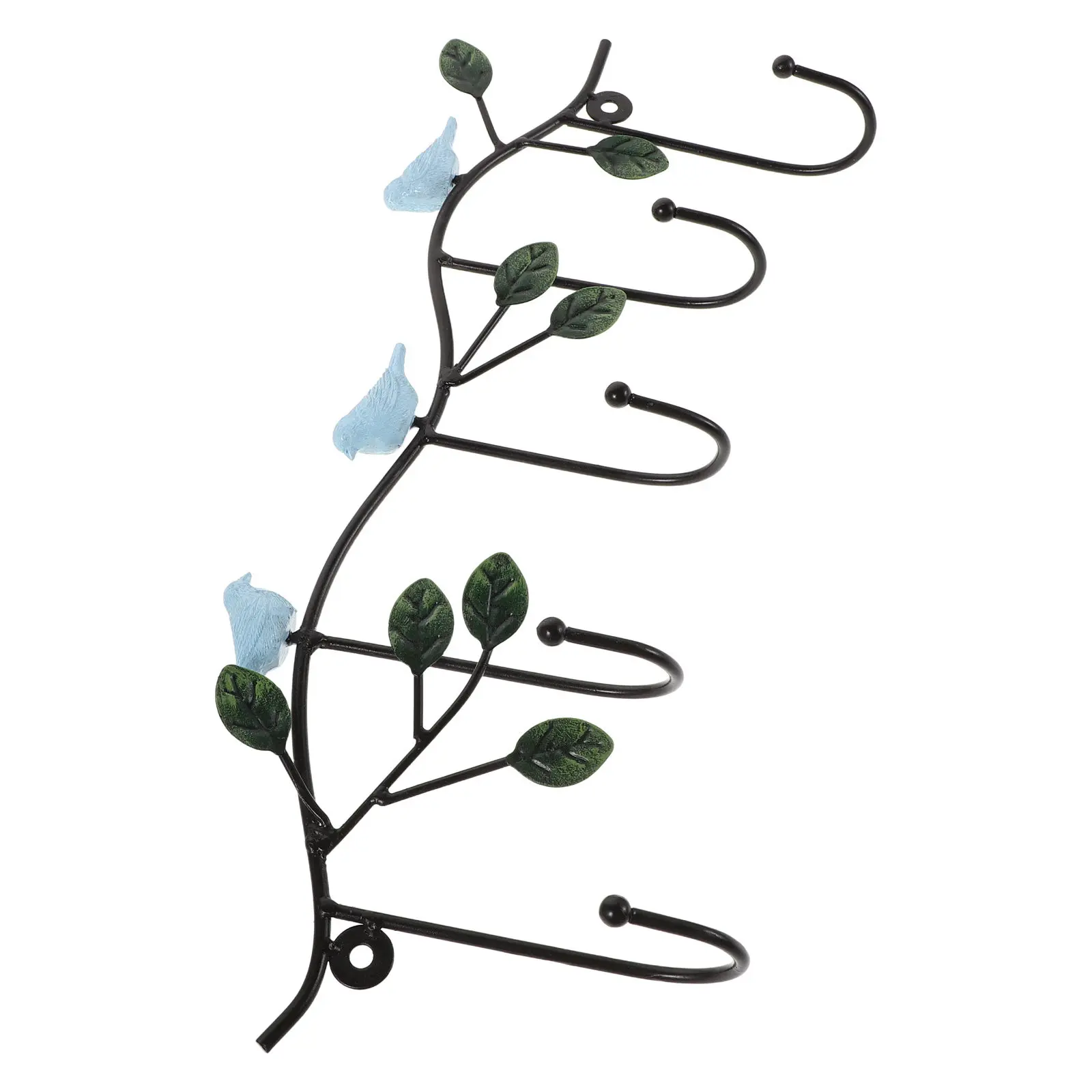 Metal Bird Wall Hooks Decorative Animal Shape Key Coat Hanger Modern Entryway Wall Hook Decorative Organizer for Home Office