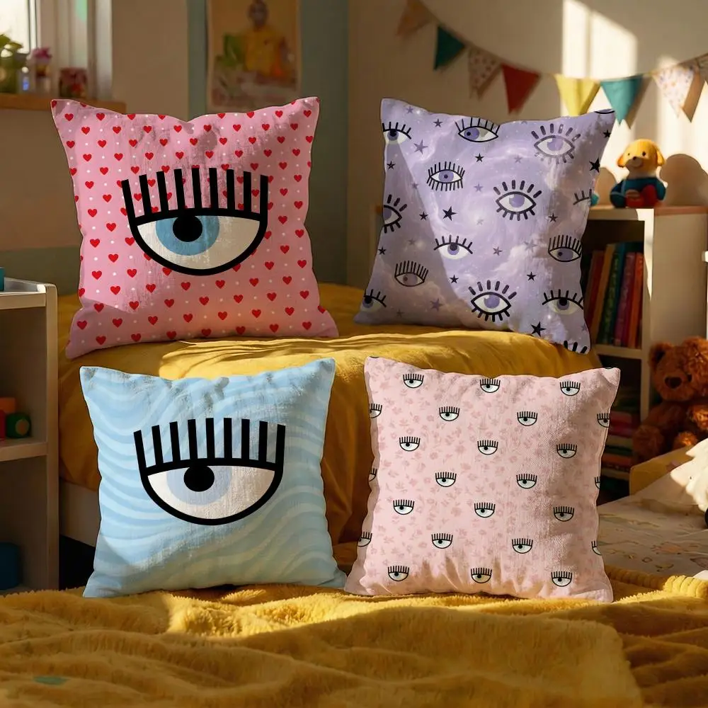 Fashion Chiara Ferragni Cushion Cover Decorative Cushions Covers Cover Sofa 50x50 Pillow 4 Piece 45x45 40x40 Pillowcase