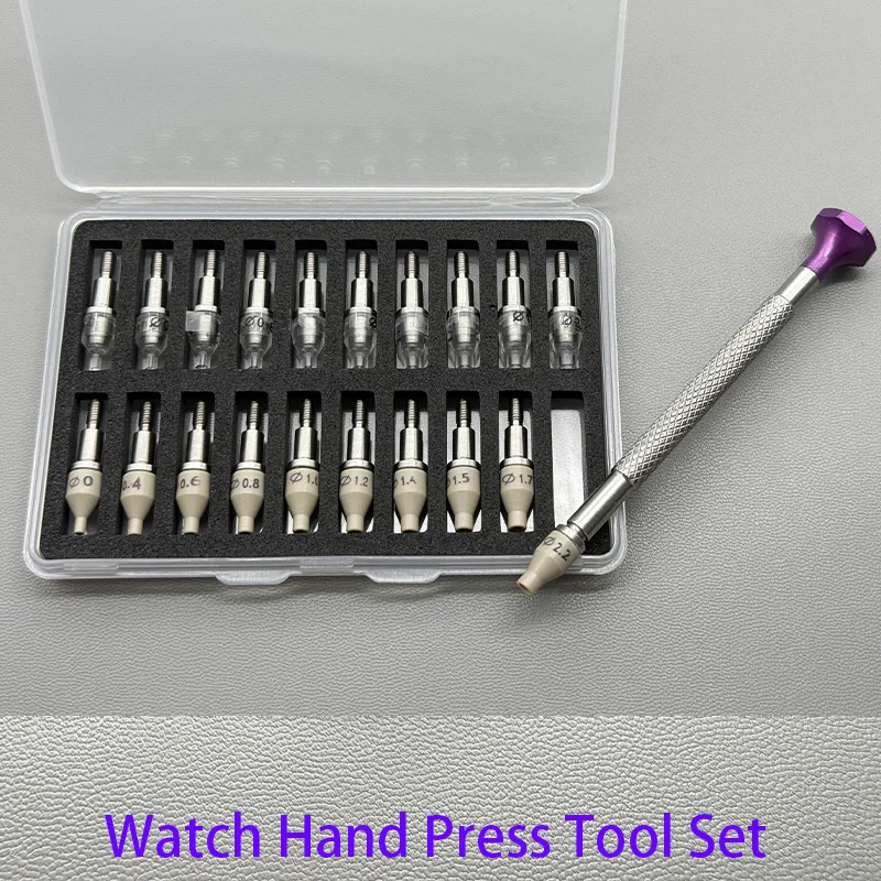 20-Piece Set Watch Repair Tools Manual Needle Installation Tool Set Needle Installation Pen 0.4 0.6 1.0 2.2Multi-Model Universal