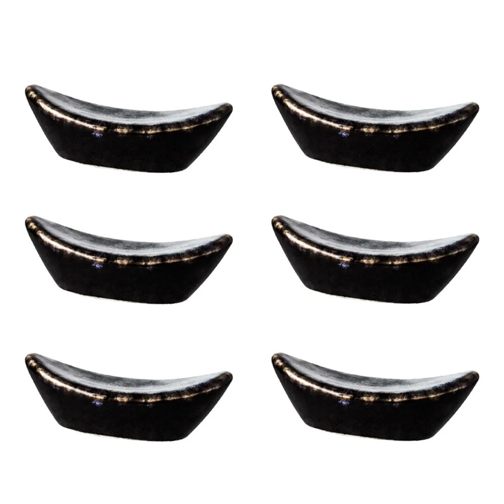 

6Pcs Japanese Style Chopstick Rest Holder Ceramic Tableware Organizer for Home Party Wedding Decoration Non-Slip Elegant Design