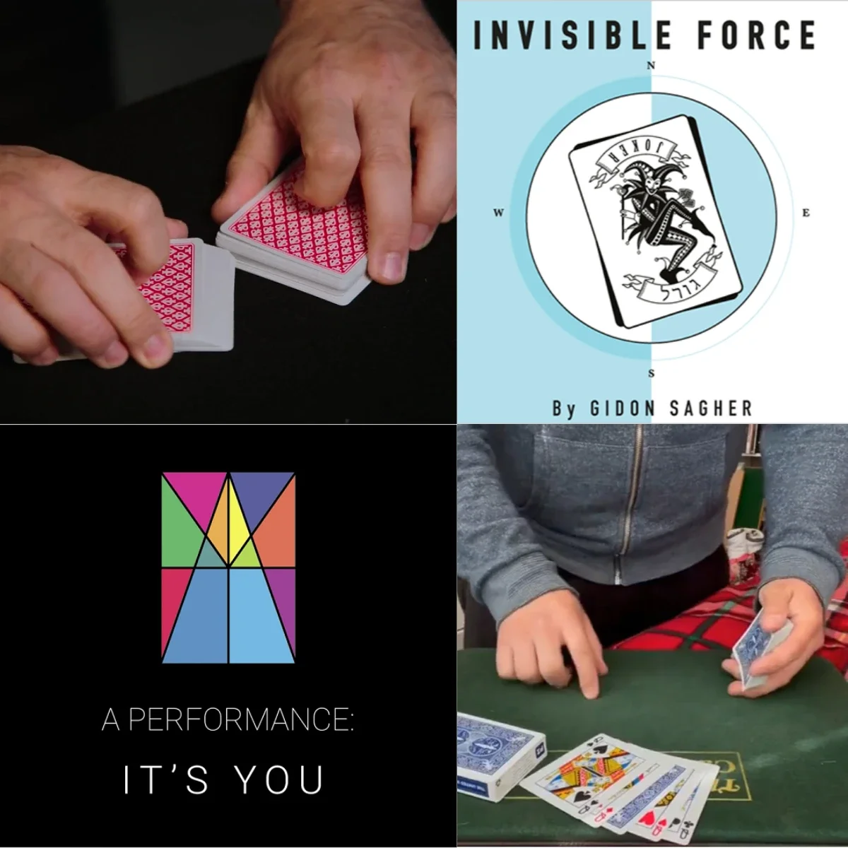 Intro to Card Handling by Asi Wind，Invisible Force By Gidon Sagher，It's You BY Benjamin Earl，Kickback Bonanza - Daniel Chard