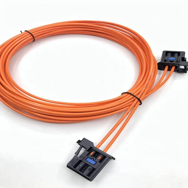 MOST Optical Fiber Cable Connectors Male To Male For Audi BMW mercedes etc. 120CM 500CM New Original