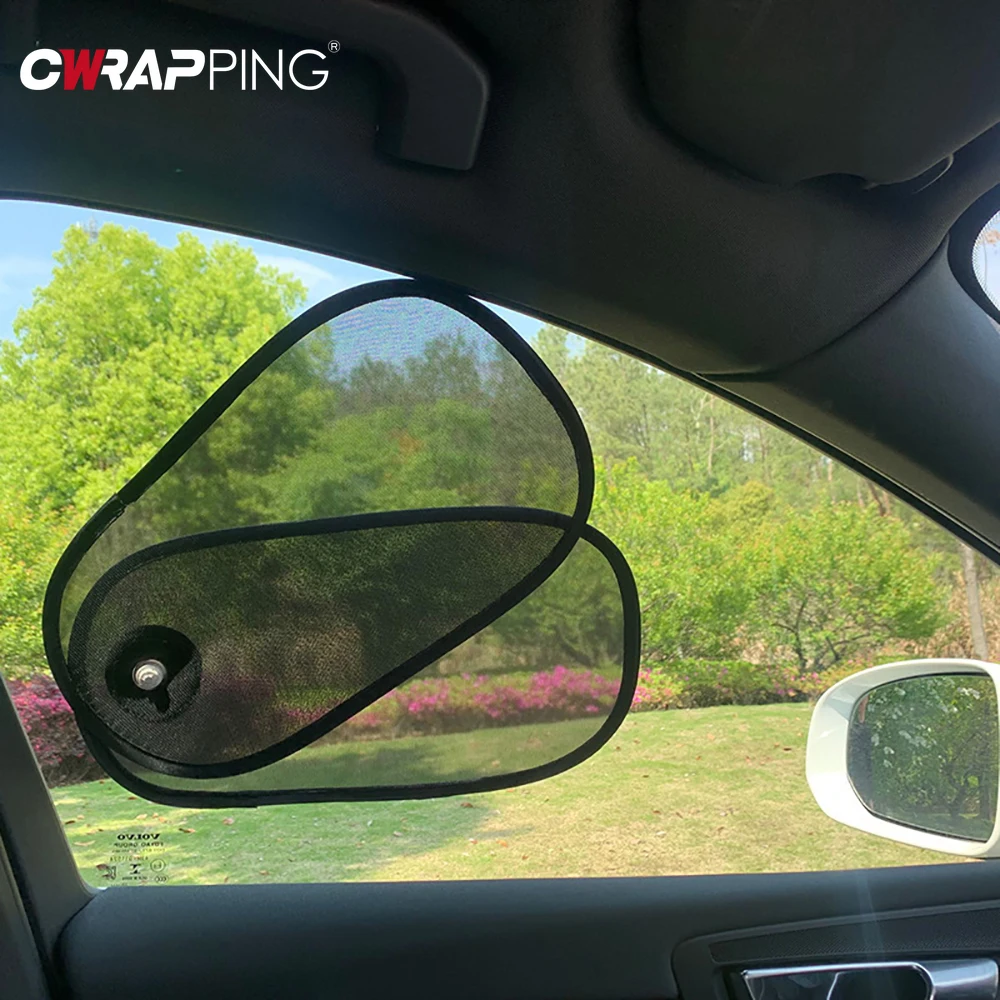 2Pcs Car Window Sunshade Rotatable Sunscreen Cooling Adjustable Sun Protection Does The Line of Sight Car Sun Visor Accessories