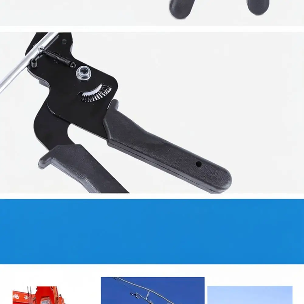 Stainless Steel Cable Tie Tensioning Tool For CNKO Manual Metal Banding Applicator Industrial Fastener Pliers Gear