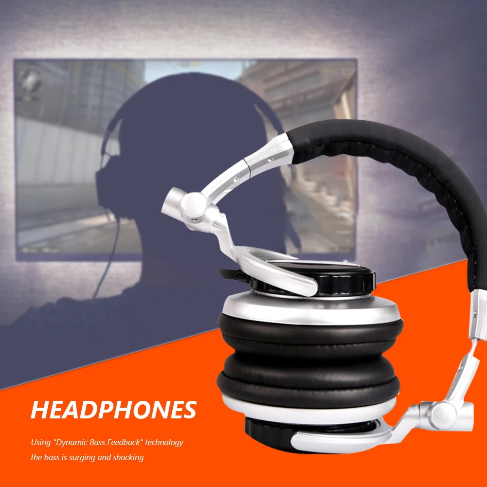 

SENICC ST-80 DJ Музыкальные наушники Складная гарнитура HIFI-наушники с разъемом 3,5 мм
