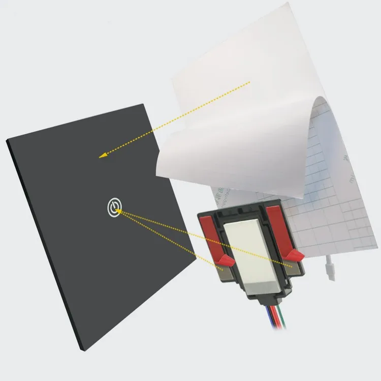DC12V Intelligenter Spiegelschalter mit Touch-Dimmung und LED-Beleuchtung für Badezimmerspiegel mit Antibeschlagfunktion – Detail 7