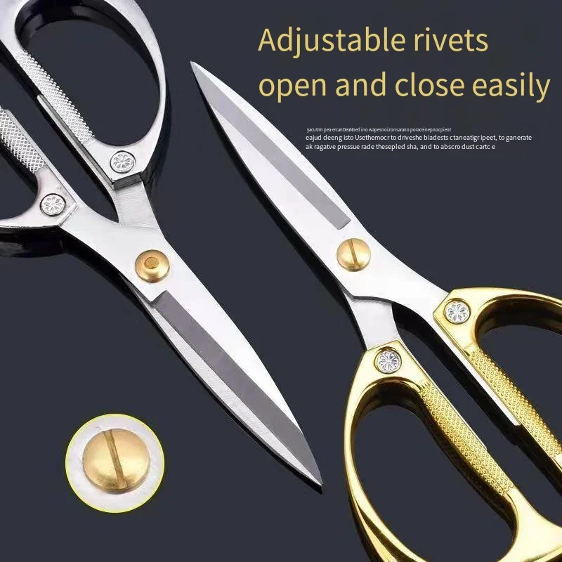 Multifunction Scissor Industrial Zinc Alloy Professional Kitchen Scissors Sewing Tailor Scissor Food Cloth Cutting Tool