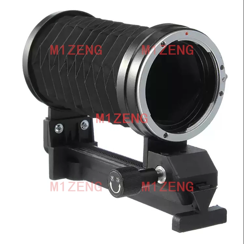 Extensor Macro com Fole Deslizante de Trilho Único para Lentes Nikon F Mount em Câmeras DSLR D7500 D850 D810 D780 D750 D610 D500 D90 D5600 D3