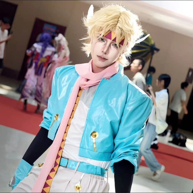 

Battle Tendency Caesar Anthonio Zeppeli Cosplay Costume High Quality Coat Pants Outfits Halloween Clothing Role Play Costume