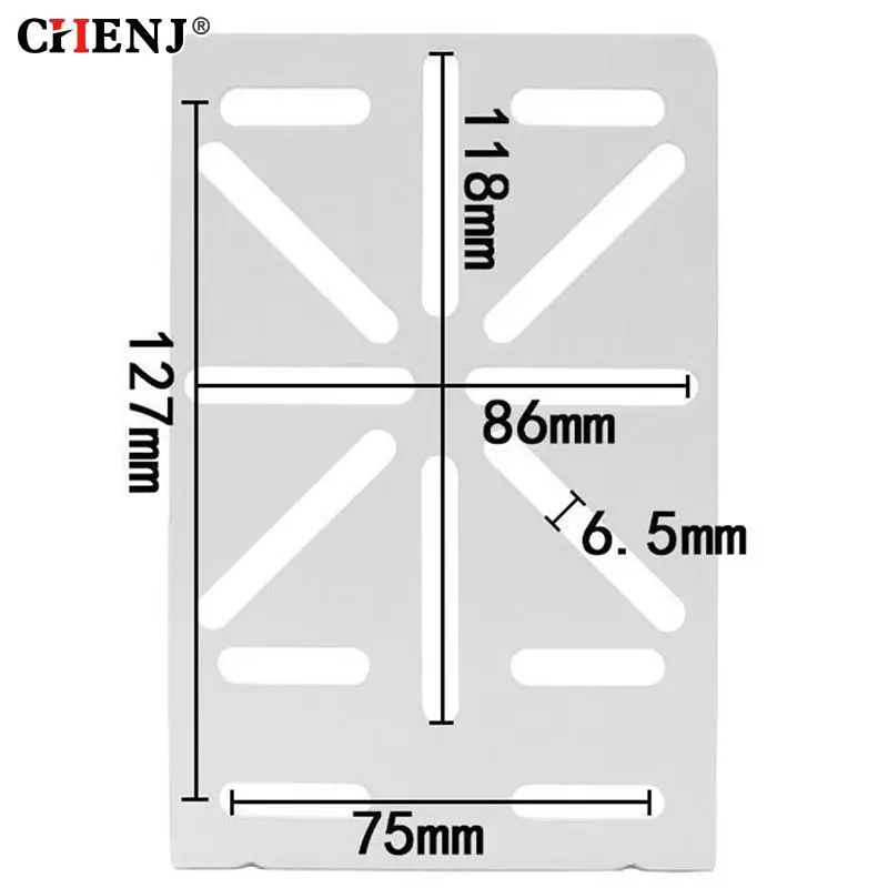 L Shape Adapter Steel Plate Outdoor External Wall/Corner Mount Bracket Holder Monitoring Pole Hoop Bracket for Security Camera