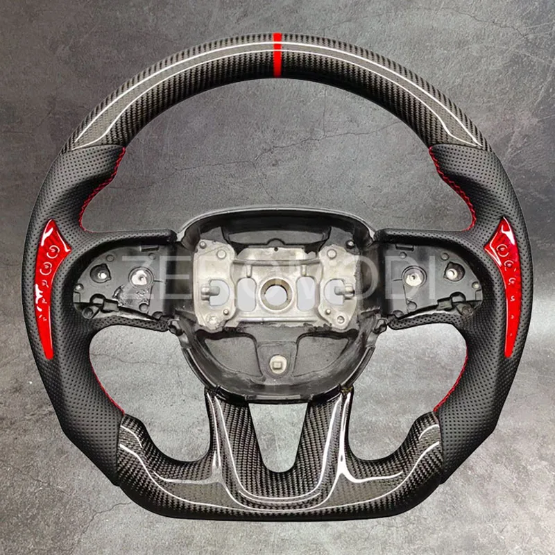 

100% Real Carbon Fiber Steering Wheel for Dodge Charger Challenger