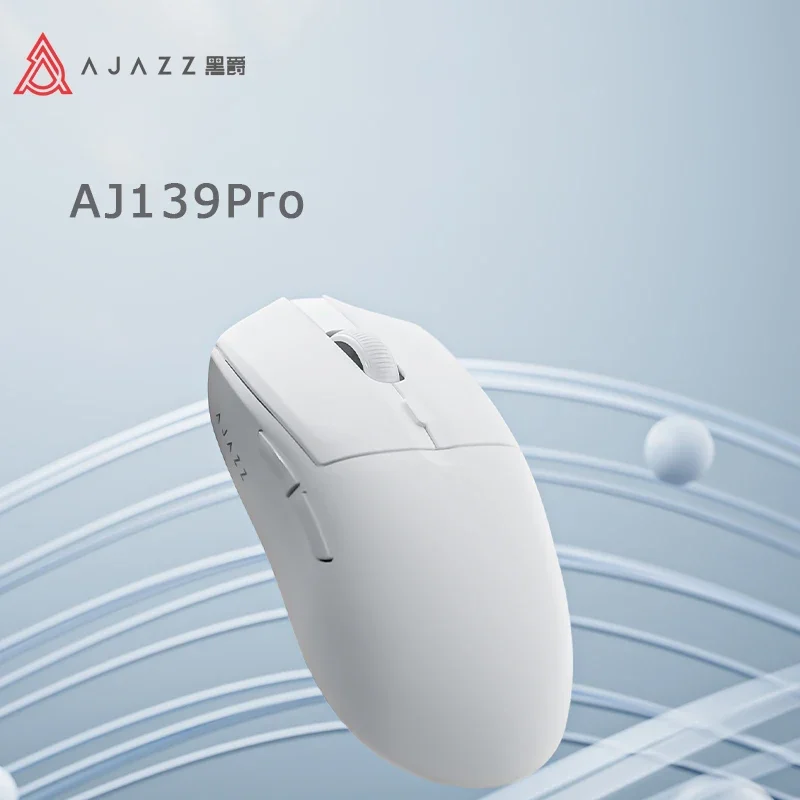 Ajazz-ratón óptico para juegos AJ139pro, inalámbrico y con cable, USB, 2,4G, para ordenador portátil, PC, diseño PAW3395