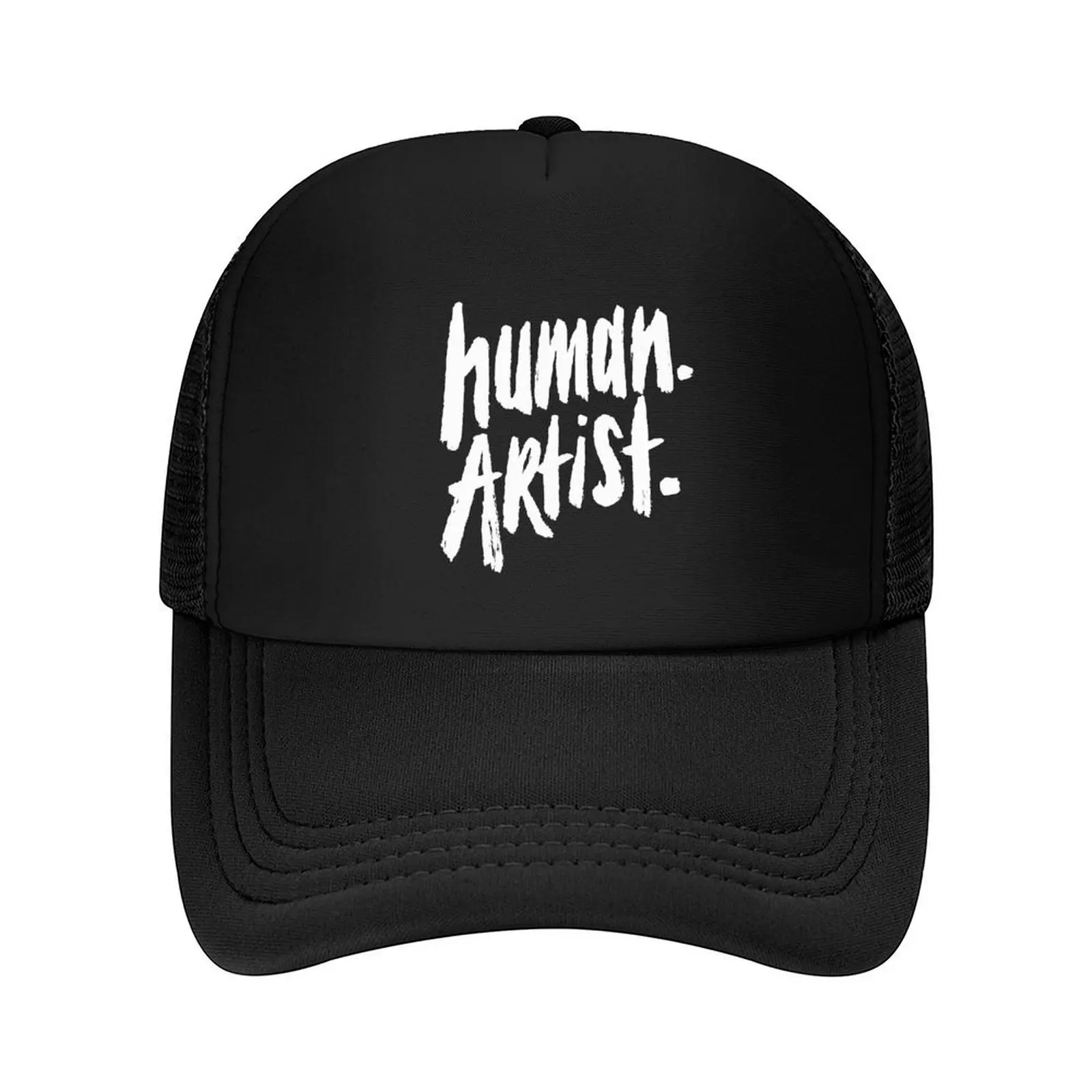 

Human artist - anti ai human art Baseball Cap Golf Wear Trucker Cap golf hat genuine For Girls Men's