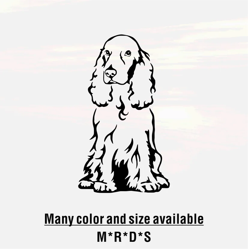 Cocker Spaniel Dog Car Stickers Creative Vinyl Decal Car Styling Truck Decoration Styling Car Accessories