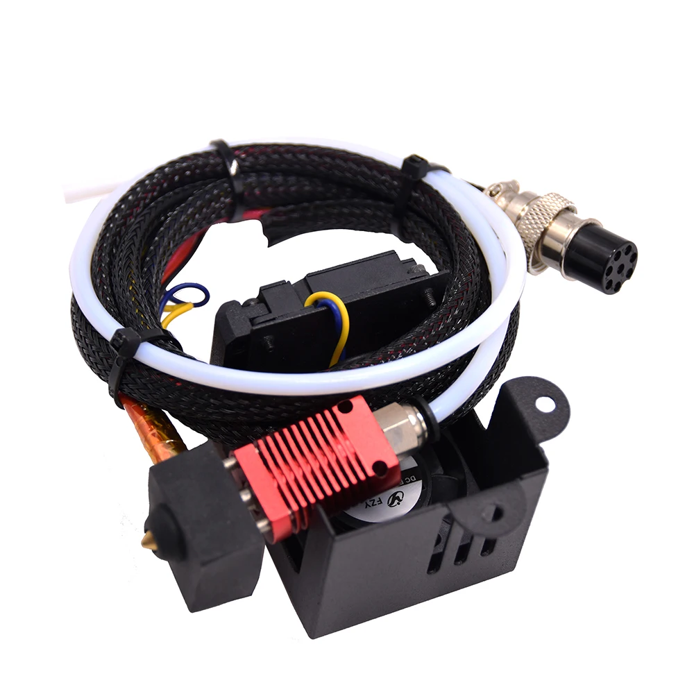 Creativity Ender5 MK8 Extruder Full Hotend Kit with 4010 Fan 0.4mm Nozzle For 3D Printer Ender-3/V2 CR-10 3D Printer Accessories