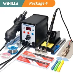 YIHUA 8786D Soldering Iron Hot Air Soldering Station DIY Digital Rework Station Phone Repair BGA SMD Solder Tool Welding Station