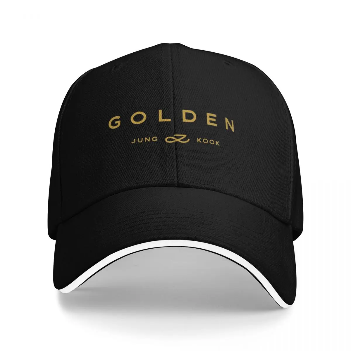 Golden jungkook logo Baseball Cap Sun Cap Anime Hat For Girls Men's