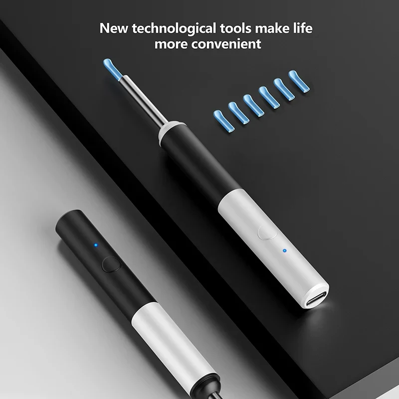 الذكية البصرية الأذن نظافة اللاسلكية HD الأذن العصي منظار الأذن USB C شحن المنظار أداة Earpick كاميرا صغيرة الرعاية الصحية مجموعة ل أ
