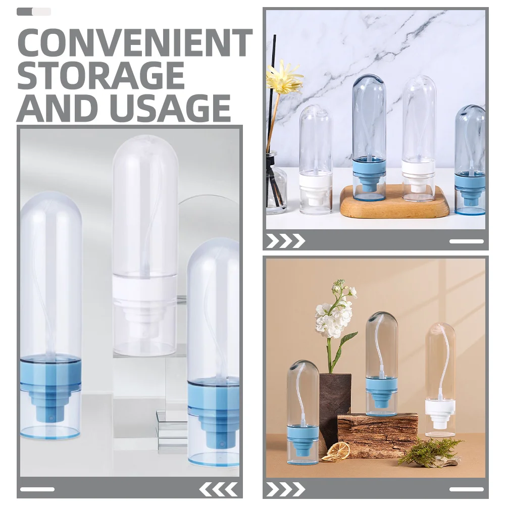 3 個詰め替えトラベルボトルセット 50 ミリリットル 80 ミリリットル 100 ミリリットル漏れ防止トイレタリー容器シャンプーローションメイク落としファインミスト用