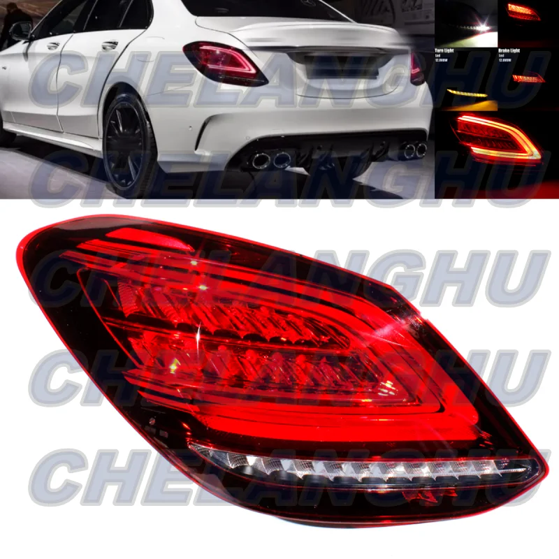 

LED Tail Light For Benz W205 RHD type C180 C200 C250 C300 C350e C63 C43 2015 2016 2017 Left Side Rear Lamp Car accessories