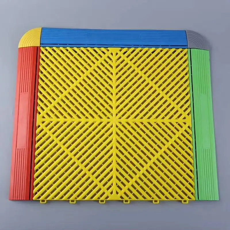 

Multifunctional Modular Plastic Interlocking Garage Floor Tile For Car Parking Car wash shop