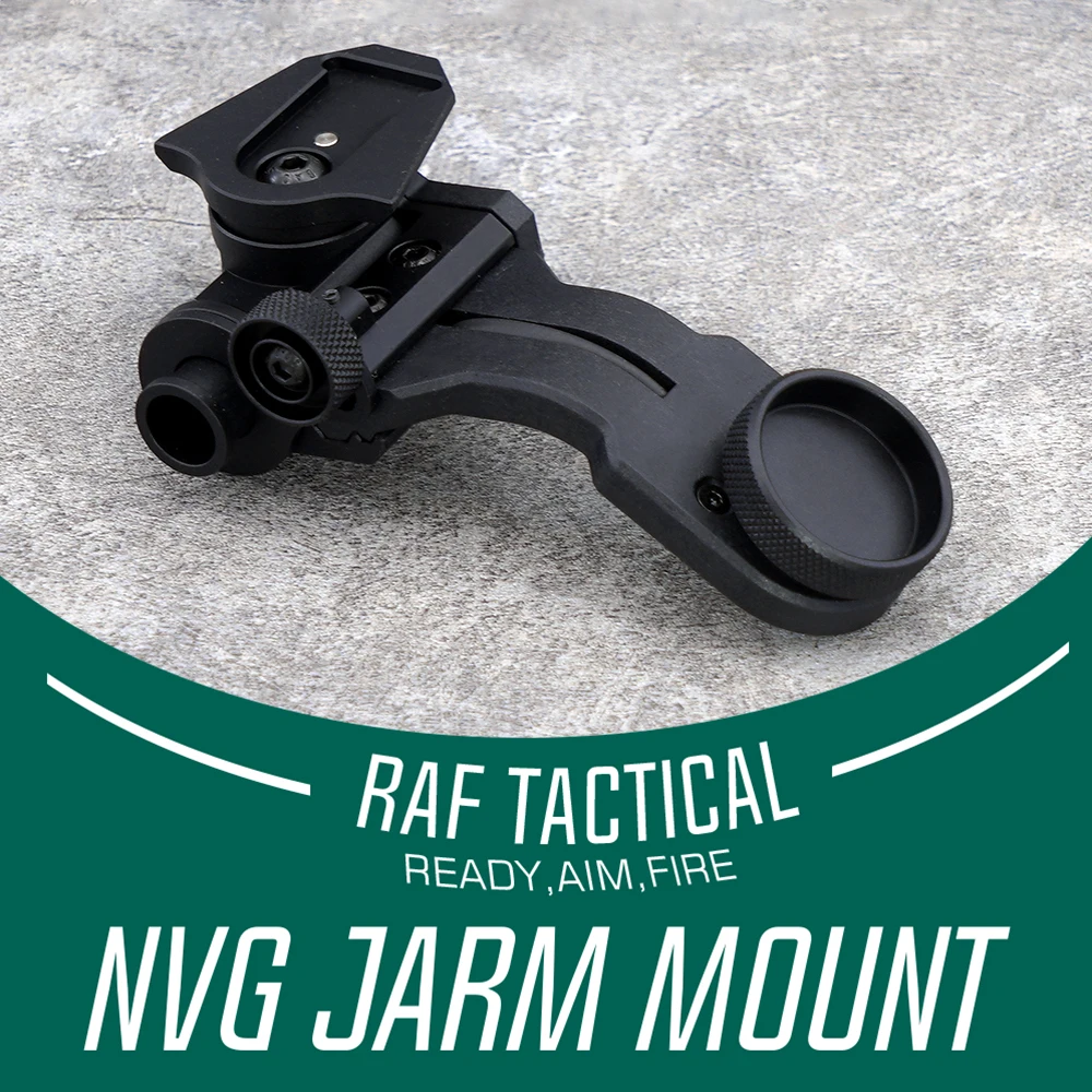 Upgraded Version Night Vision Mount J Arm J-Arm NVG Mount for PVS14 With Dovetail Interface Auto ON/OFF By Aluminum