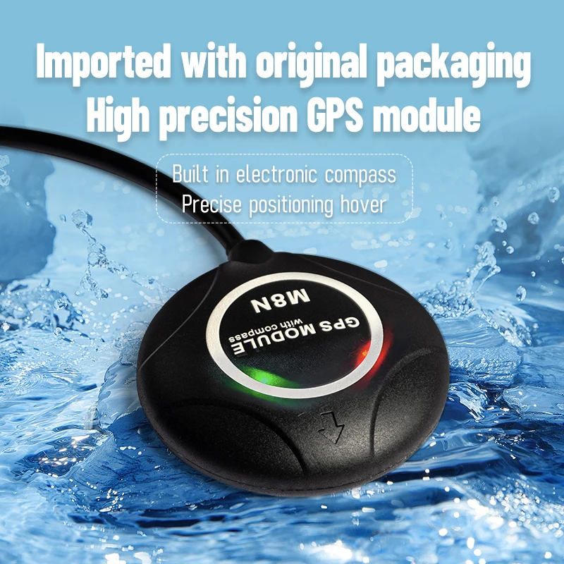 

M8N 8N GPS Module for APM 2.8 Pixhawk 2.4.8 PIX PX4 Built-in Compass, with Metal Stand Holder