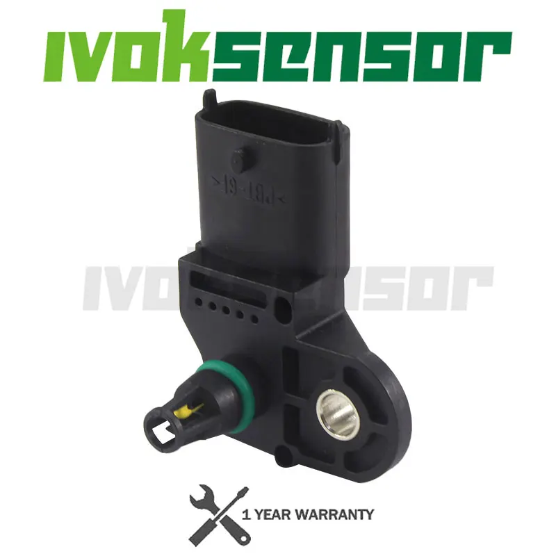 0281002437 Boost MAP Sensor For Alfa Romeo 147 156 159 166 Brera GT Giulietta Mito Spider Volvo S60 V70 With Plug Connector 4
