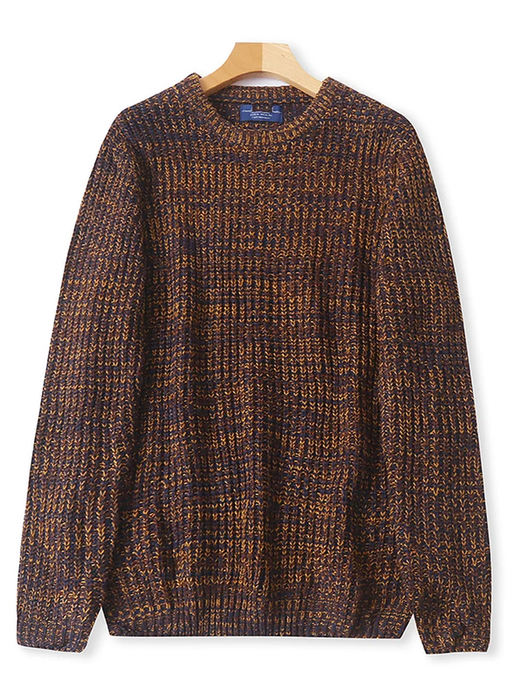 

Thiened Long Sve round Ne Knitted Sweater Casual Loose Women's Autumn Winter New Sle Warm Thermal Commute Faion Top